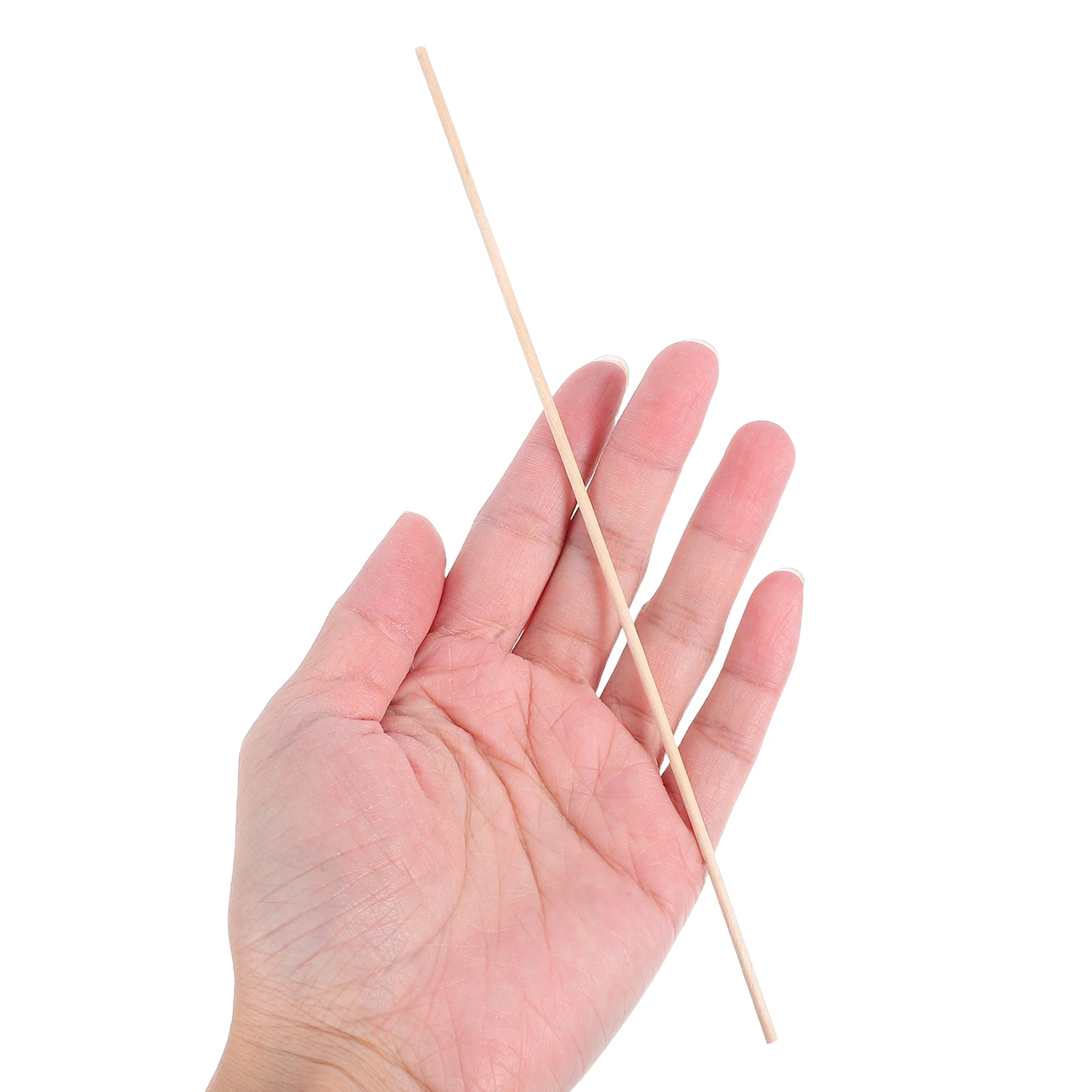 

100Pcs Natural Wood Craft Dowel Rods Sticks DIY Materials 200x2x2mm Educational Arts and Crafts Projects