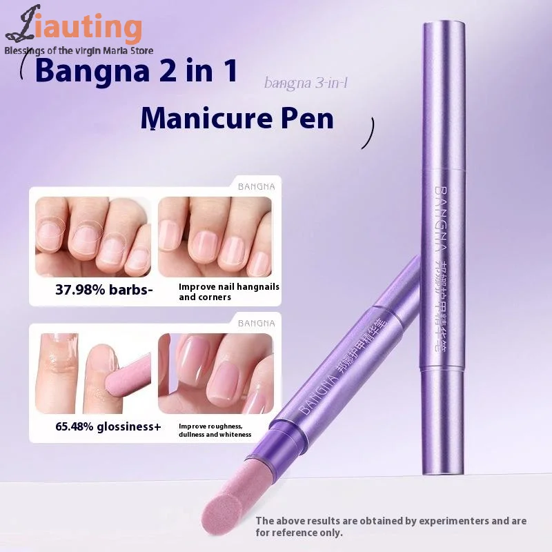 3In1 Ceramic Nail Cuticle Oil Brighten Moisturizing Nail Cuticle Remover Pen Prevent Nail Damage Manicure Care Tool