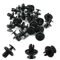 25Pcs Plastic Push Clips Hood Engine Under Cover For LEXUS ES300 ES350 For RAV4 Car Hood Engine Under Cover Interior Push Clips