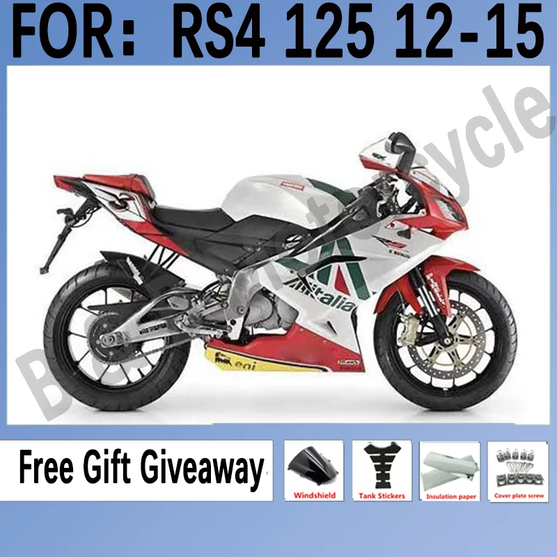 

Motorcycle Injection mold New ABS Fairings Kit Fit for Aprilia RS125 12 13 14 15 RS4 RSV 125 Fairing 2012 2013 2015 Red White