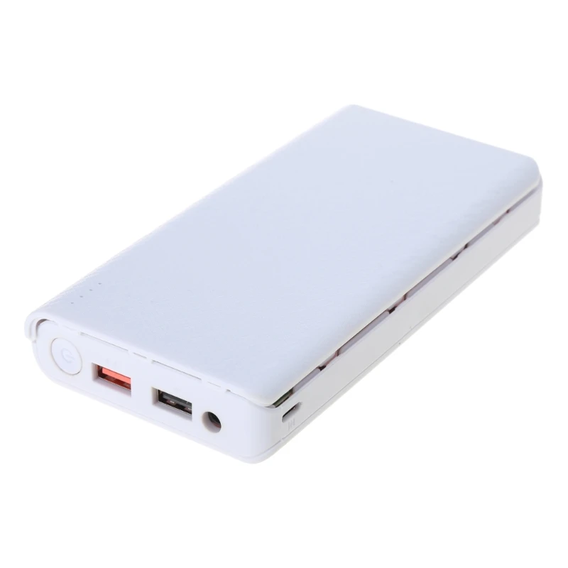 Y1UB Dual USB Output DIY 7x18650 Battery for Case Non-removable for DC Output 9V/12V Charging Box for Shell