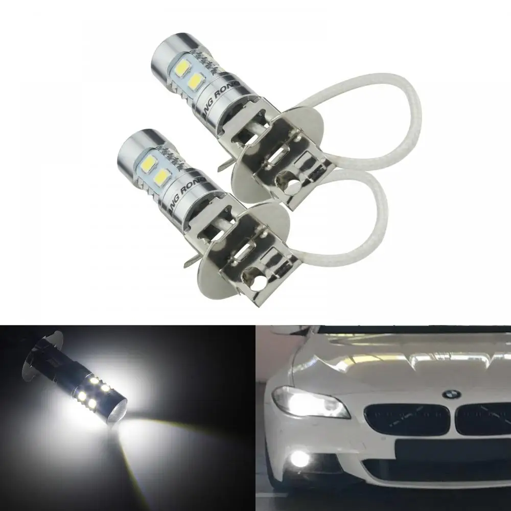 

2x H3 453 10 SMD Светодиодные основной луч Дневные ходовые огни Противотуманные фары Белые