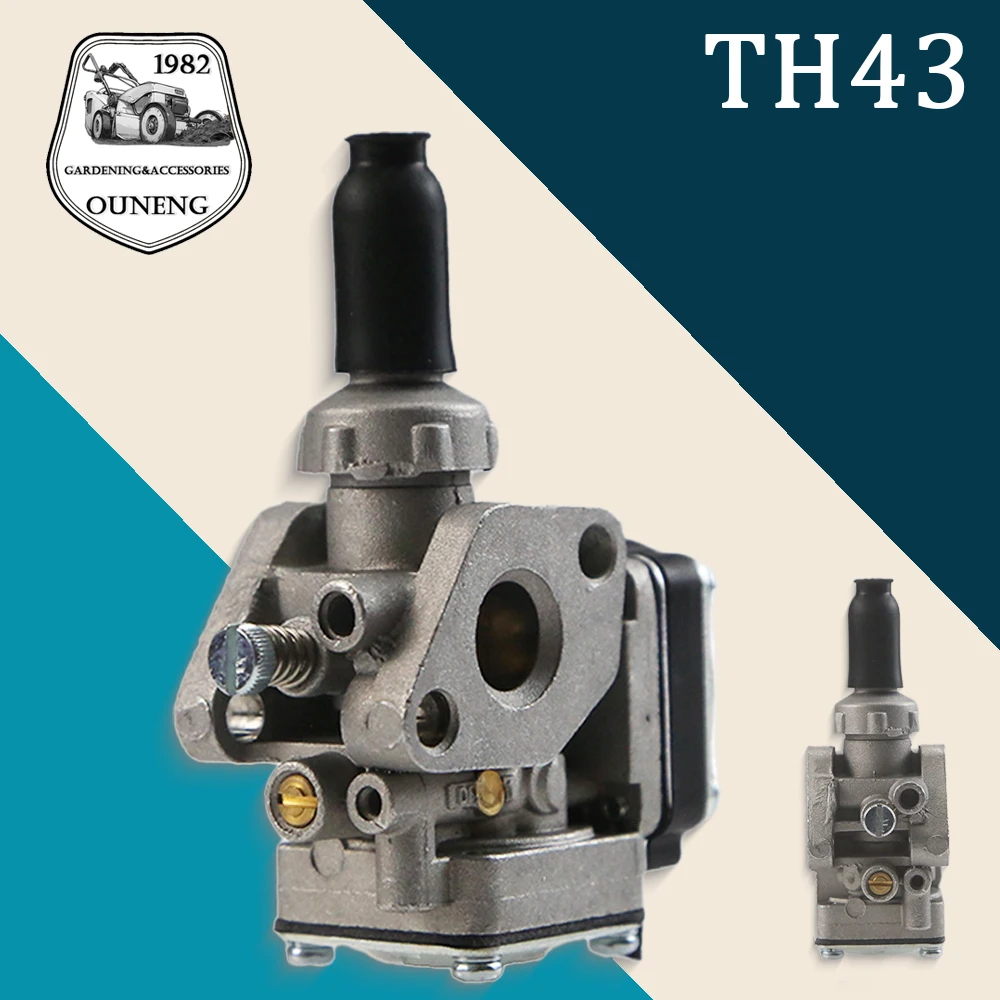 

Lawn Mower Carburetor Outdoor Gardening Tool Lawn Mower Carburetor Carb Replacement for TH43 TH48 Engine