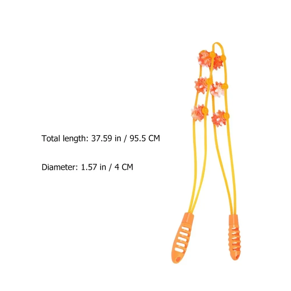 Hand-held Back Massager Massage Roller Tool Multi-Function Fitness Massage Roller Bead Shoulder Neck Muscle Massager