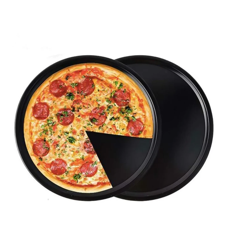 6/7/8/9/10 Inch Thickened Pizza Pan Bakeware Non-stick Baking Plate Round Pie Circle Pan Ovenware