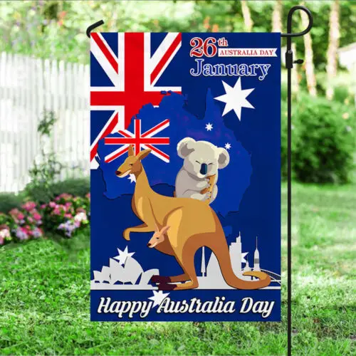 Happy Australia Day 26th January Flag Garden Flag - House Flag ZZU WWL IIC