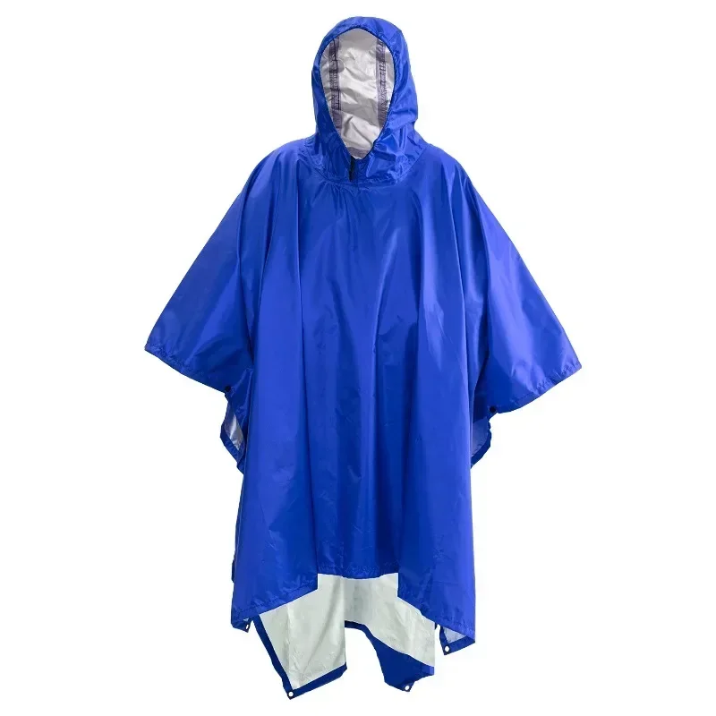 3 In 1 Outdoor Military Waterproof Raincoat Rain Coat Men Raincoat Women Awning From The Rain Motorcycle Rain Poncho Picnic Mat