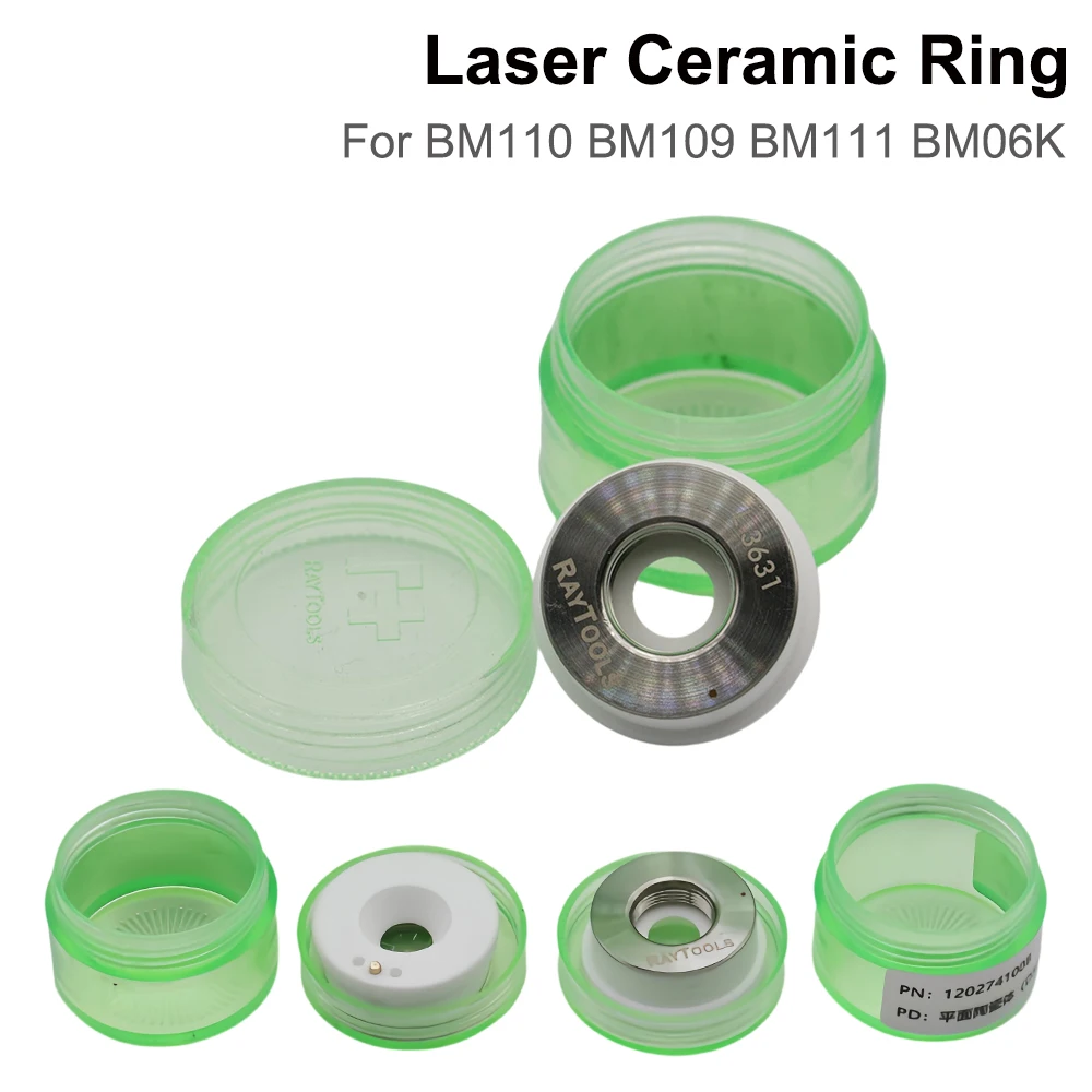 Original Raytools Ceramic Ring D28 M11 D32 M14 D19.5 M8 Nozzle Holder for BM111 BM110 BM109 BM06K Fiber Laser Cutting Head