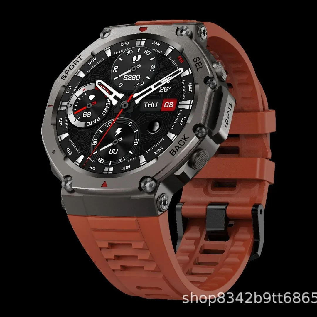 DM58 Smart Watch 5.3 Bluetooth كشف ضغط الدم والأكسجين GPS وغيرها من 5 المواقع العالمية