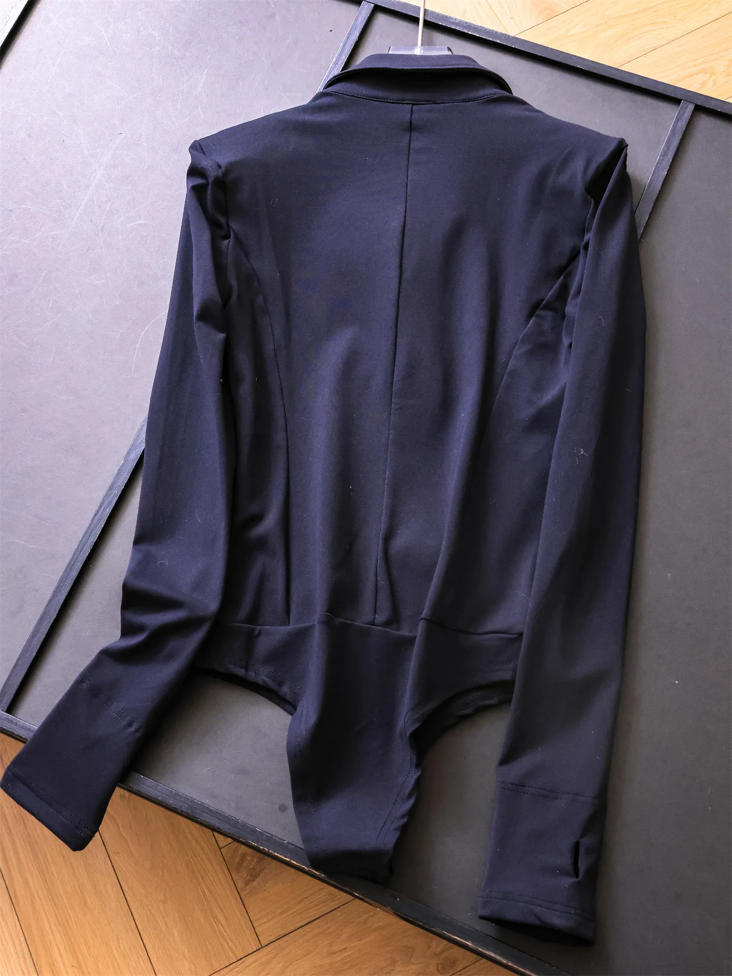 Terno de malha slim fit Jaet Rer feminino V-ne design trespassado alta elasticidade commute Sle ort calças