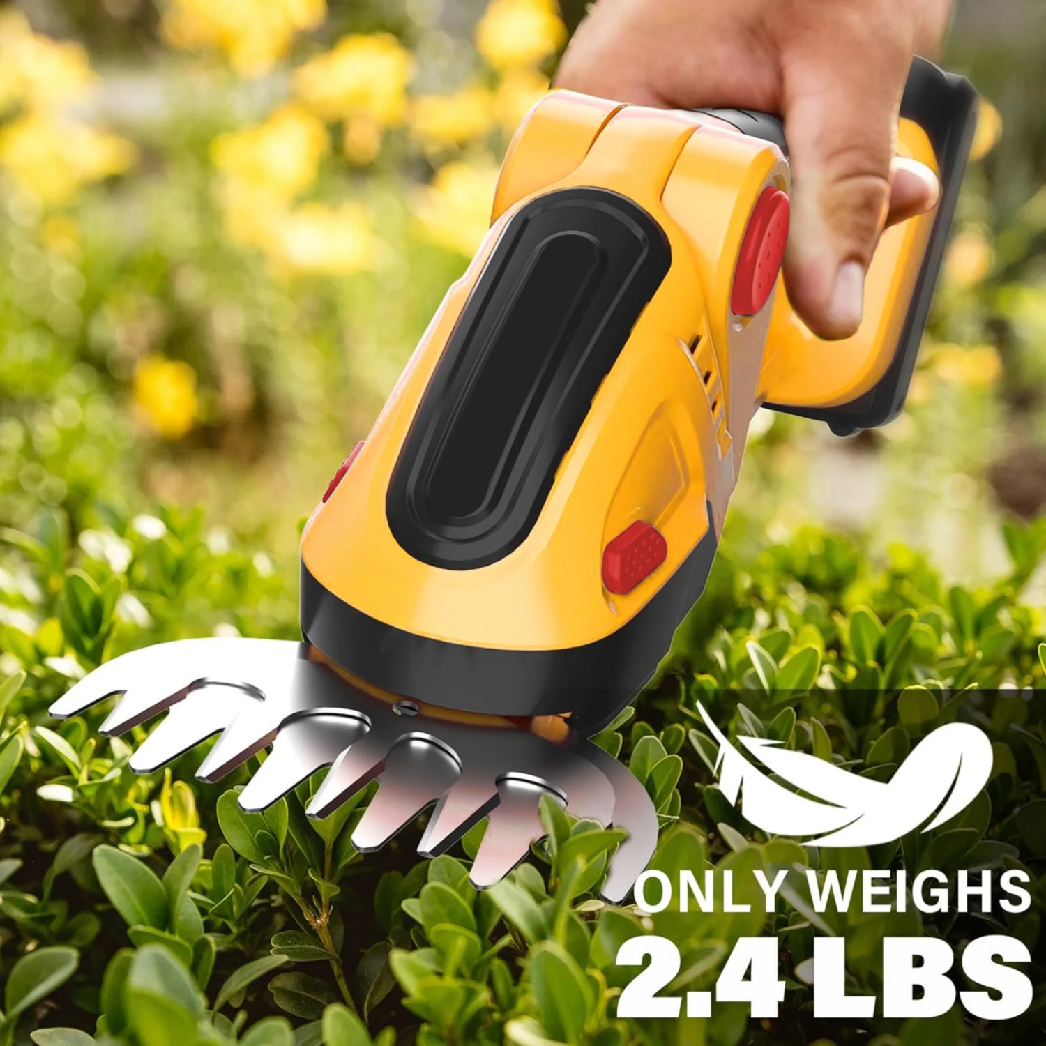 

Mini Electric Hedge Trimmer Handheld Lithium Battery Home Use Grass Cutting Machine Hedge Pruner for Yard Care