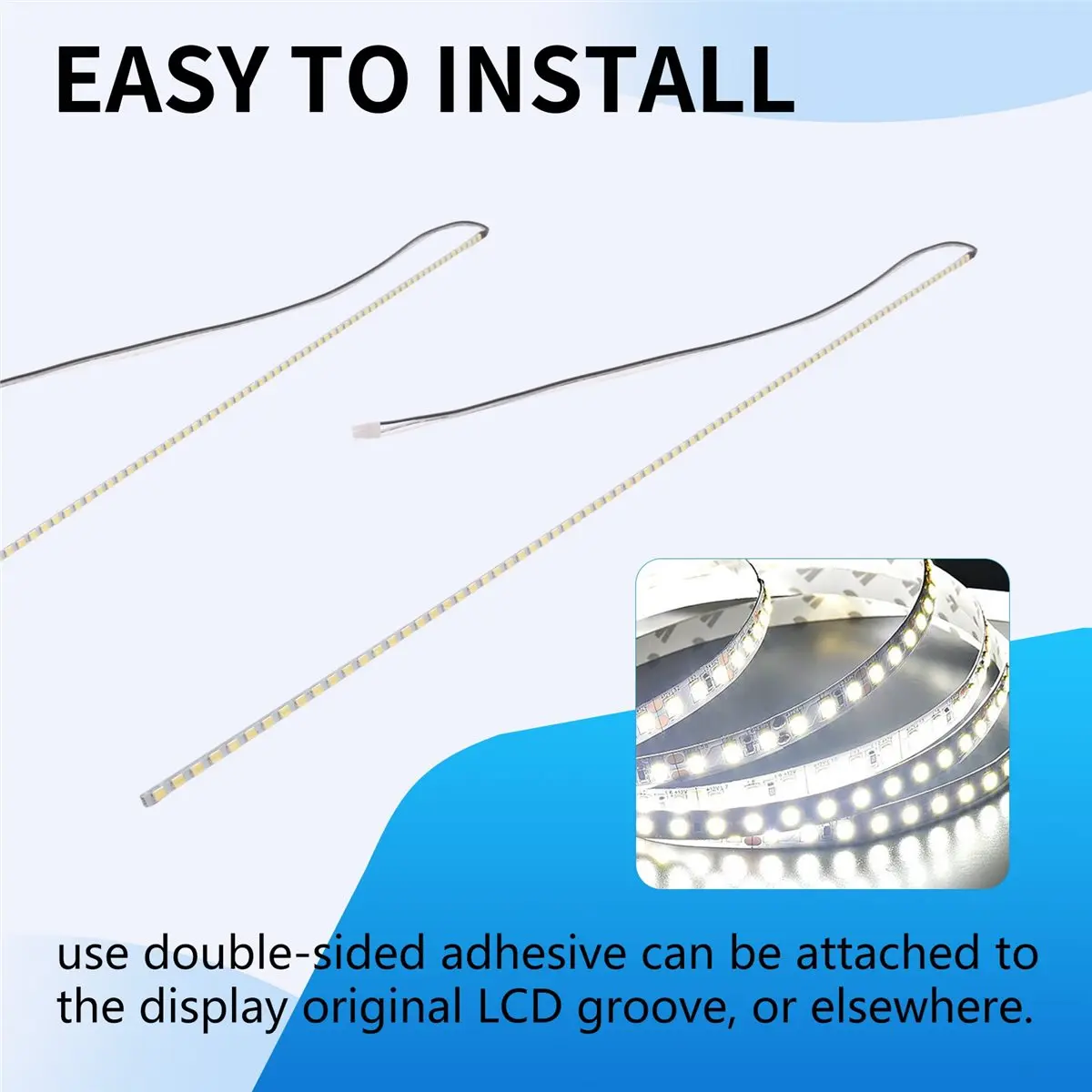 Need 490mm LED Backlight Strip Kit Update 22 Inch CCFL LCD Screen To LED Monitor