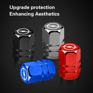 Waterproof Metal Car Wheel Tire Valve Caps, Dust Covers, Opel Corsra D Astra Insignia Mokka Adam Combo Opc Vauxhall HGJ, 4pcs 6 Main Sales Opel Corsa D - №5