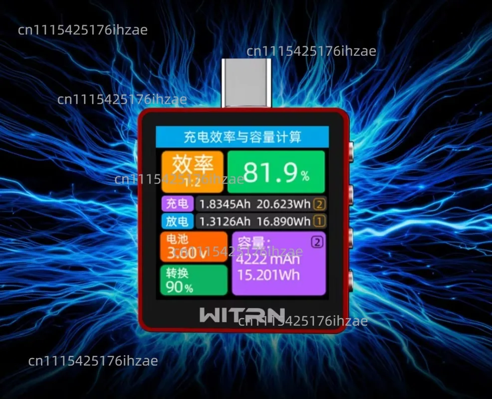 New Red Version WITRN K2 INA237 48V Voltage And Current Meter USB Tester PD3.1 Fast Charging Protocol Detection Decoy 28VEPR