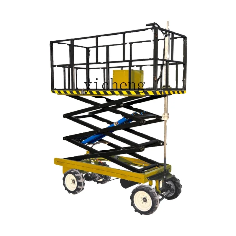 

ZK electric breeding observation vehicle mobile lifting platform climbing inspection vehicle hydraulic lifting flatbed