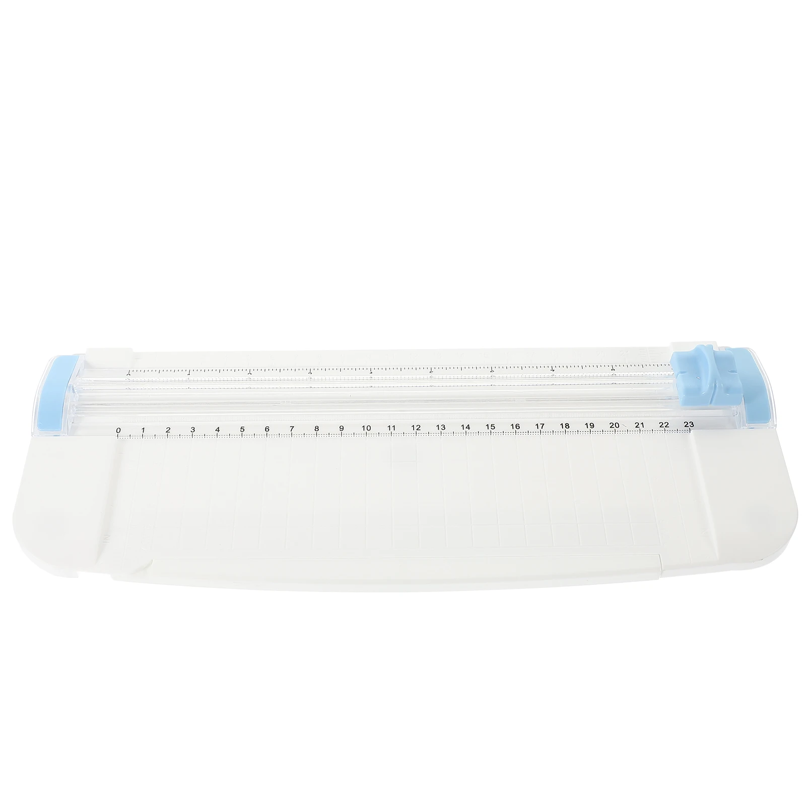 

Blue Paper Small Paper Precise Ruler Portable Small Desk Cutting Board for Crafting ABS Metal Material