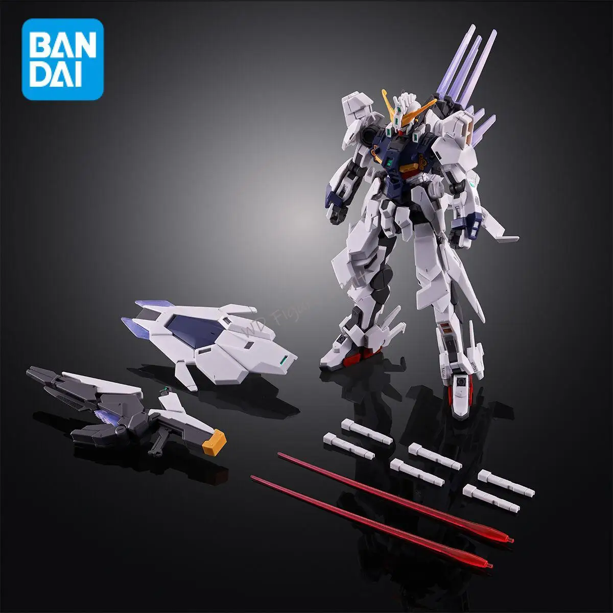Bandai Offiziell lizenzierter PB Exclusive Item HG 1/144 EES-001 GUNDAM-ZIRIUS Qilius Gundam Actionfigur Echtes Modell Spielzeug Geschenk