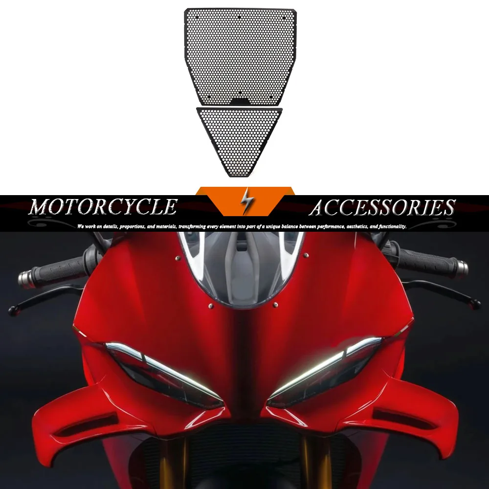 

Новая защитная решетка радиатора и маслоохладителя для мотоциклов Ducati Panigale V4 V4S 2025 2026