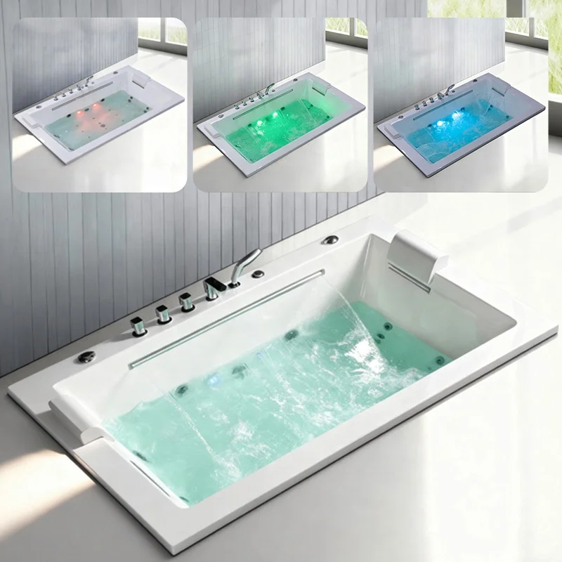 

Роскошные большие 2-местные акриловые гидромассажные ванны со встроенными вентиляционными спа-ваннами с гидромассажной ванной