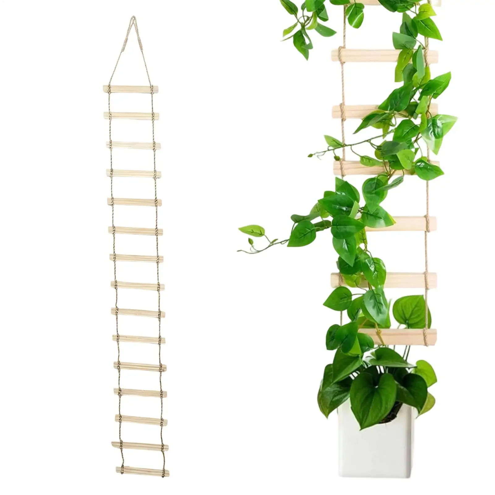 180x20cm Indoor Plant Ladder  Wooden Vertical Monstera Support Vine Climbing Support For Home Apartment Balcony Patio decoration