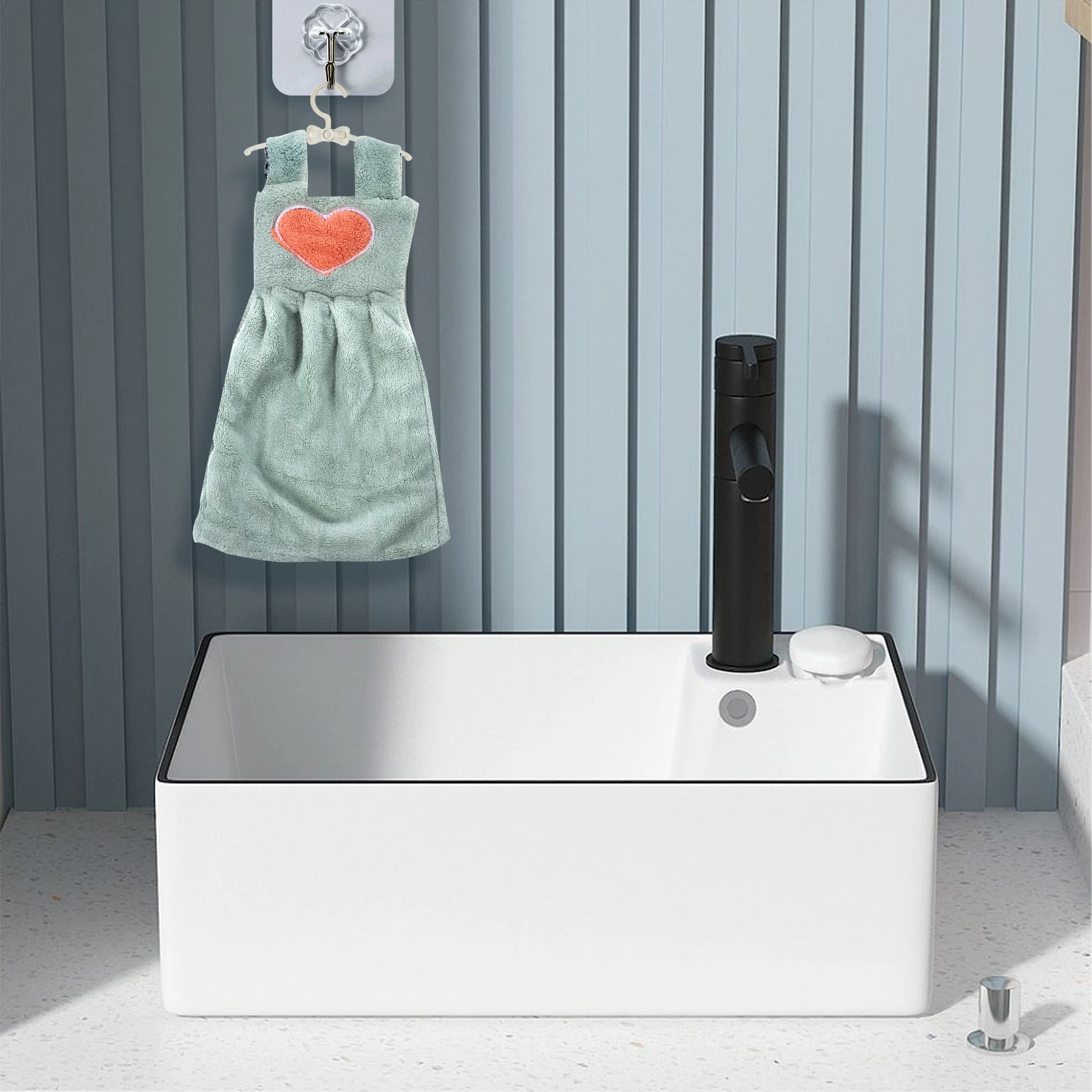 

Полотенце для рук из кораллового флиса, 1 шт., дизайн «платье», впитывающее, быстросохнущее, для ванной, кухни, для детей, мультяшное, настенное