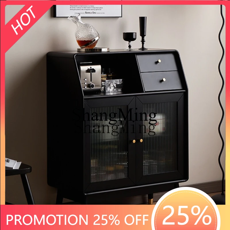 ZYY exquisite senior dining side cabinet modern simple solid wood locker living room tea wall locker