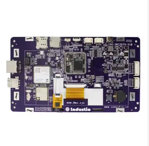 IDO-SMLCD72-V1-2EC 7'' 7inch LCD TP Screen Monitor Board Linux Evaluation Board Smart Touch Panel Motherboard with SSD201 SSD202