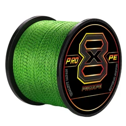 PROXPE 8 Strands Multifilament Speckled PE Braided Fishing Line 100M 300M 500M Carp Japanese Super Strong 18-90LB Durable Smooth