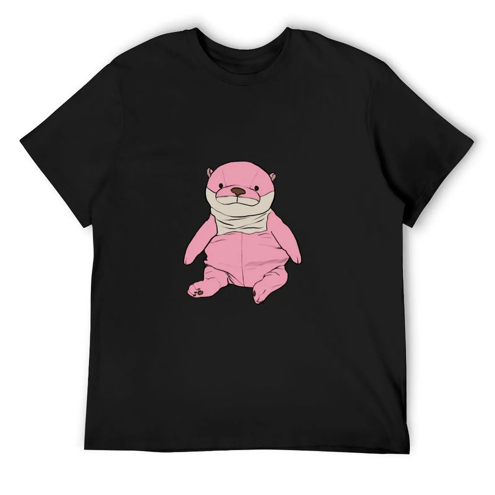 

pink shinada global otter T-Shirt anime figures for a boy hippie clothes anime clothes mens t shirts casual stylish