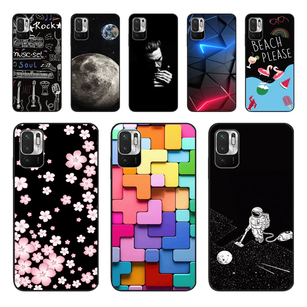 Phone Case For Xiaomi Redmi Note 10S Cover 10 s Silicone Soft Painted Funda for Redmi Note 10 Pro / Note10 5G TPU Coque Note10s