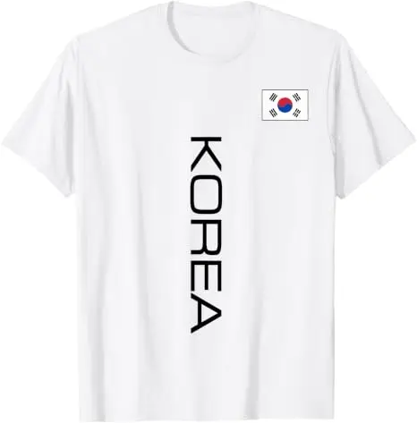 Patriotisches koreanisches Südkorea-T-Shirt, Flagge von Südkorea, koreanische Sportspiele, Sporttrikot, Fußball-Grafik-T-Shirt, Fußballkleidung – Detail 7