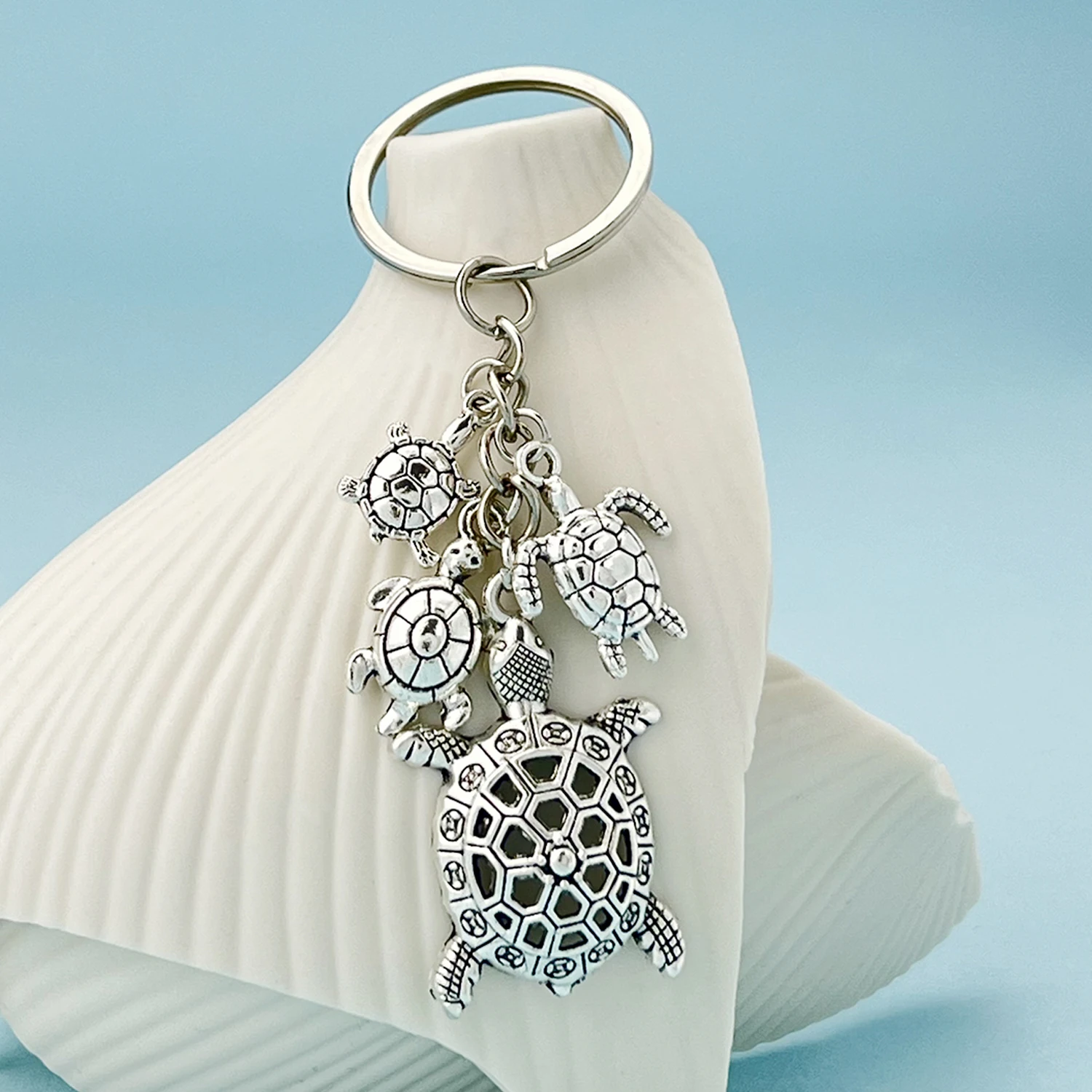 1pc Marine Organism Sea Turtle Keychain For Men Car Bag Key Decoration Accessories Perfect for Gifting and Everyday Use