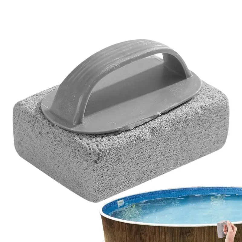 

Pumice Stone For Pool Cleaning Hand-Held Pools Pumice Stone Handheld Grout & Concrete Cleaning Calcium Remover For Pool Tile