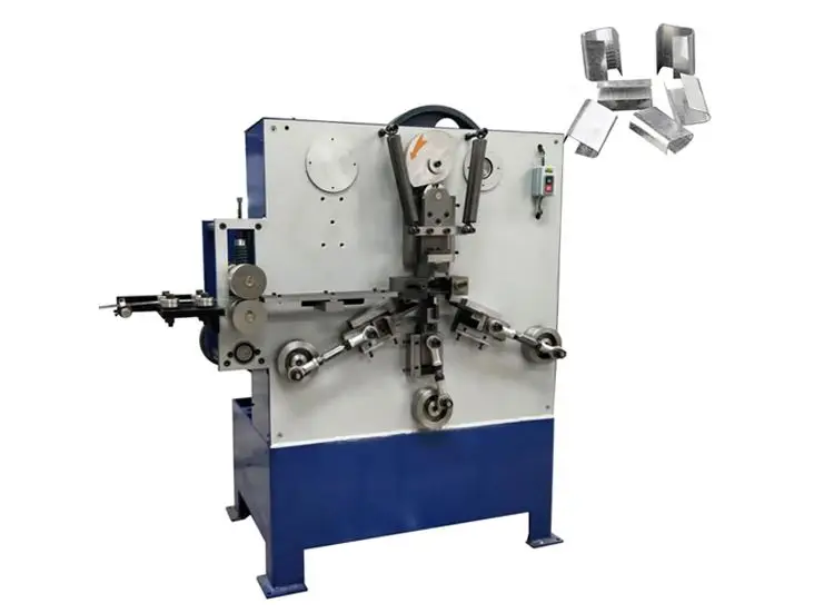 High Speed Cord Strapping Wire Buckle Making Machine with PLC Controller