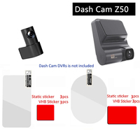 for DDPAI Dash Cam Z50 Dash Cam Smart Film and Static Stickers for DDPAI z50 Car DVR film holder 3pcs