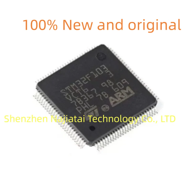 

10PCS/LOT 100% New Original STM32F103VCT6 LQFP100 IC Chip