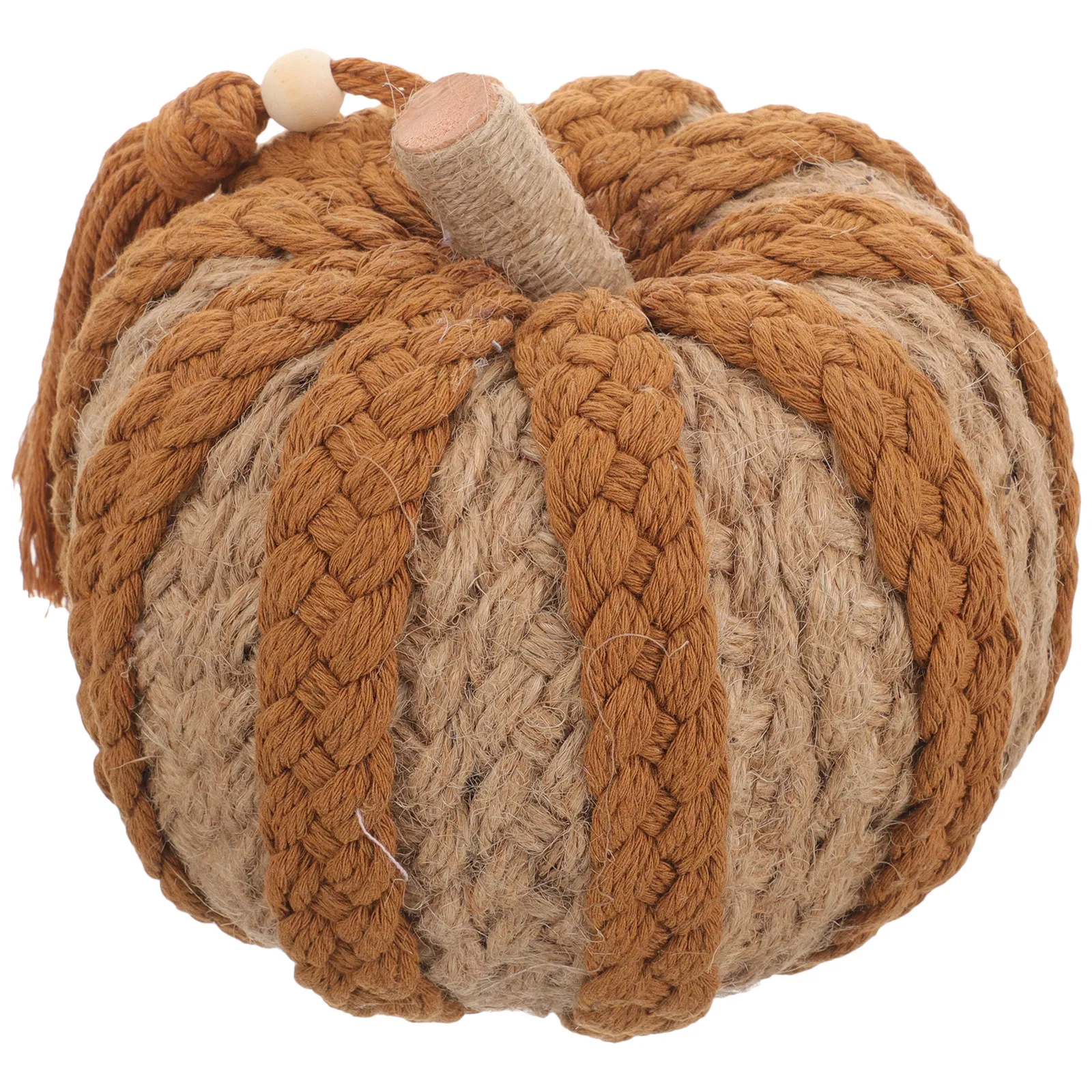 Halloween Decorations Indoor Fall Pumpkin Braided Small Pumpkins Rope Prop Woven Artificial