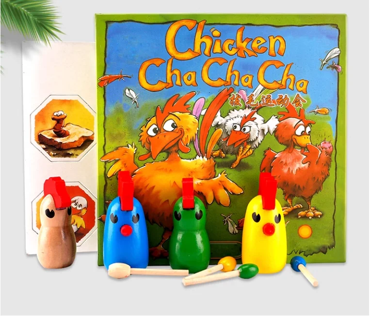 

Little Chicken Sports Day Complete Set - Model & Tools & Cards, Educational Interactive Party, Holiday Gift