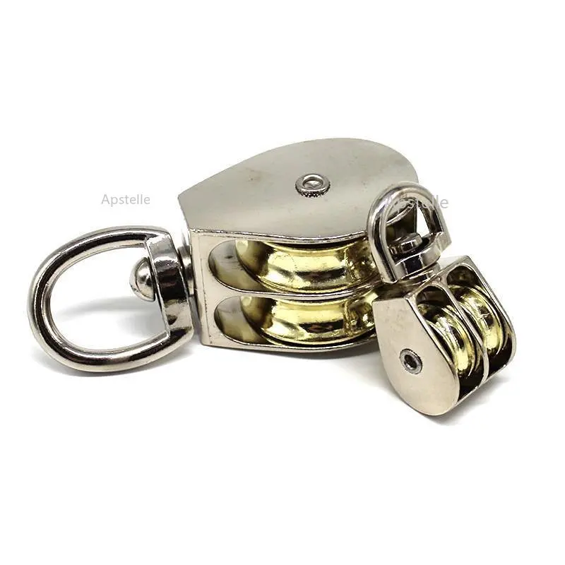 metal pulley zinc alloy fixed pulley crown block and pulley block mini single pulley DIY