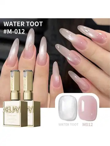 15ml New Popular Water Toot And Ice Pink Color Gel Nail Polish Set, UV LED Nail Polish, Suitable for Home DIY