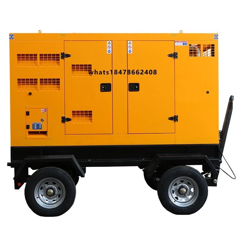 Portable  Generator 100kw 125kva Silent Genset Powered by  50kw 60kw 70kw