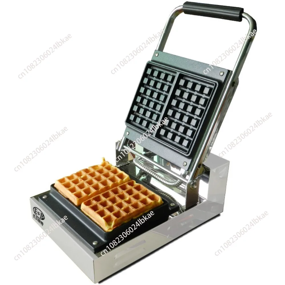 Commercial Muffin Machine Double-Sided Constant Temperature Heating Uniform Belgium Square Waffle Machine Commercial