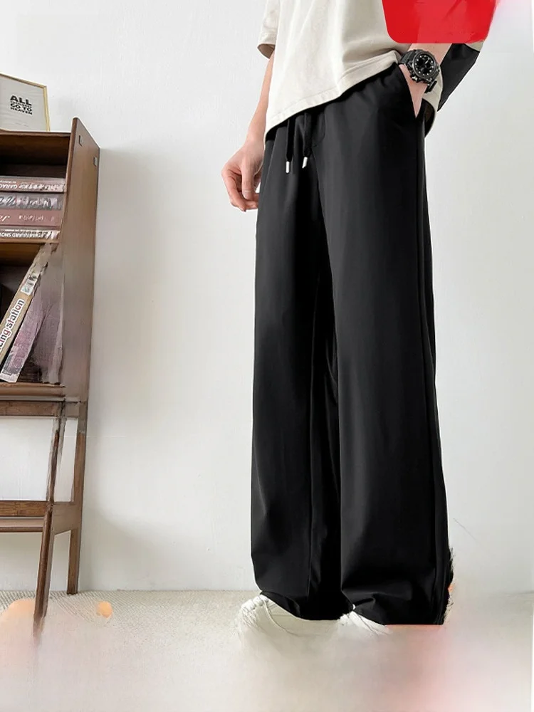 

Snow Flng Spring 2026 Men's Casual Trousers Outdoor Mountain Climbing Paratrooper Waterproof Bla Anti-Uv Straight Leg Pants