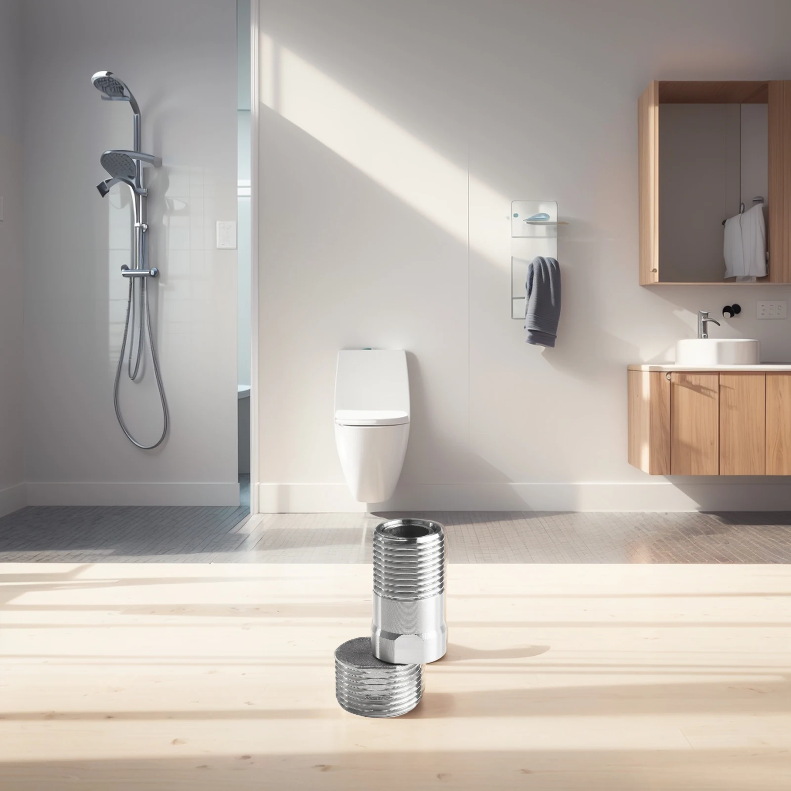 Thermostatic Shower Valve Retractable 5.5-7.8CM 360 Rotatable Faucet 360 Rotation Tight And Leak-free Connection Curved Design
