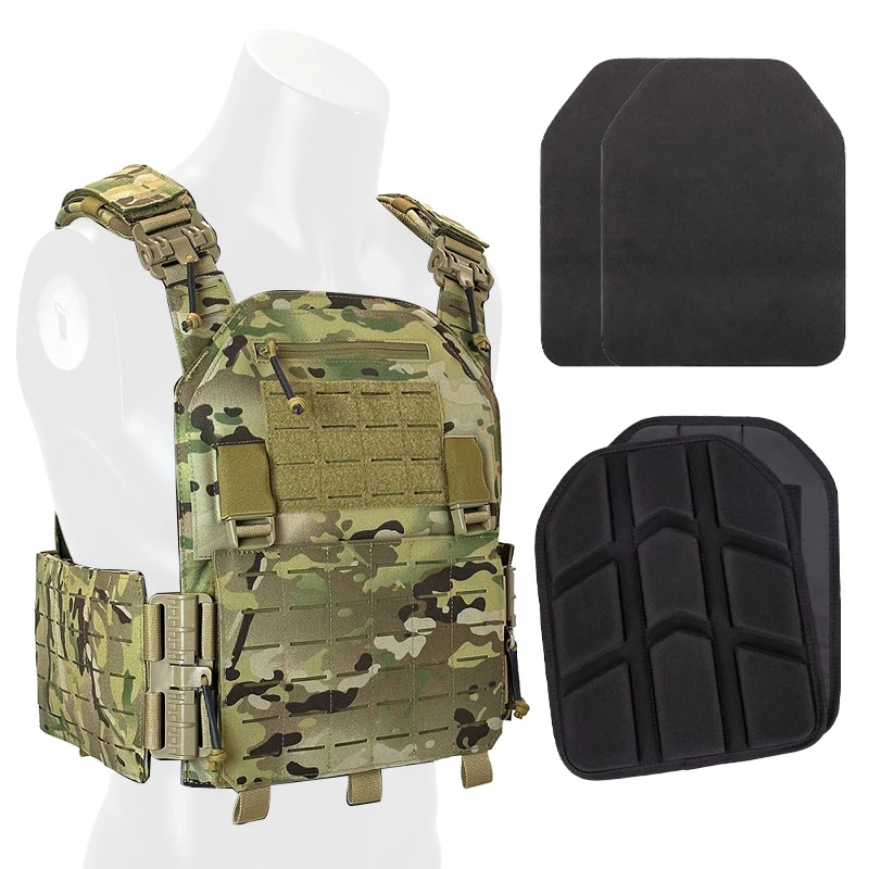 Multifunctional outdoor tactical vest Cs game vest MOLLE expansion tactical training field equipment protection plate