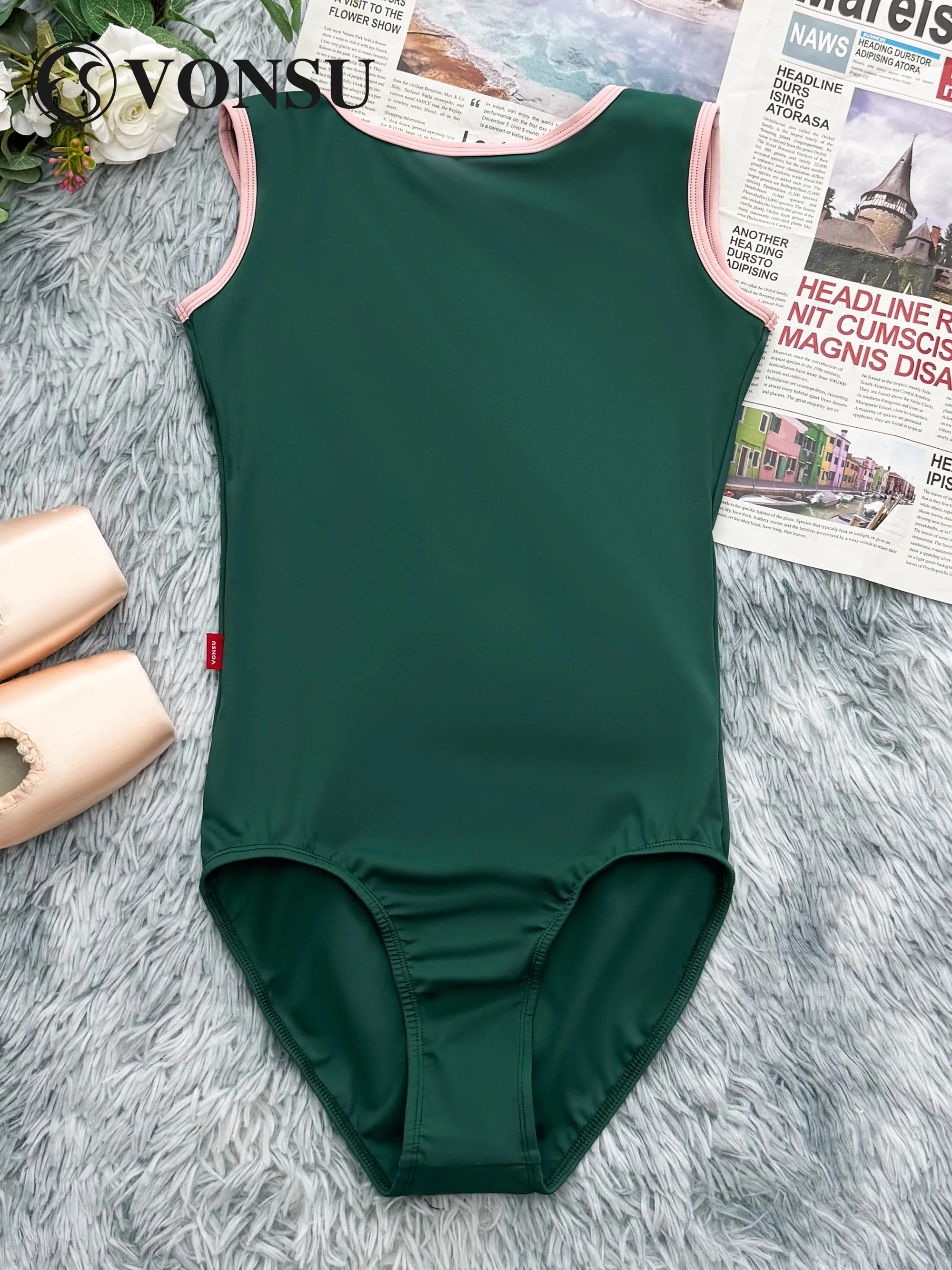 vonsu-ballet-practice-suit-dance-costume-adult-profional-gymnastics-orm-svel-new-women's-model-fitn-clothes