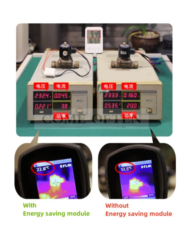Picture 7: Energy Saving Module Solenoid Valve Water Air Valve Control Energy Saver Long Time Electricity Less Heat AC220V DC24V 12V