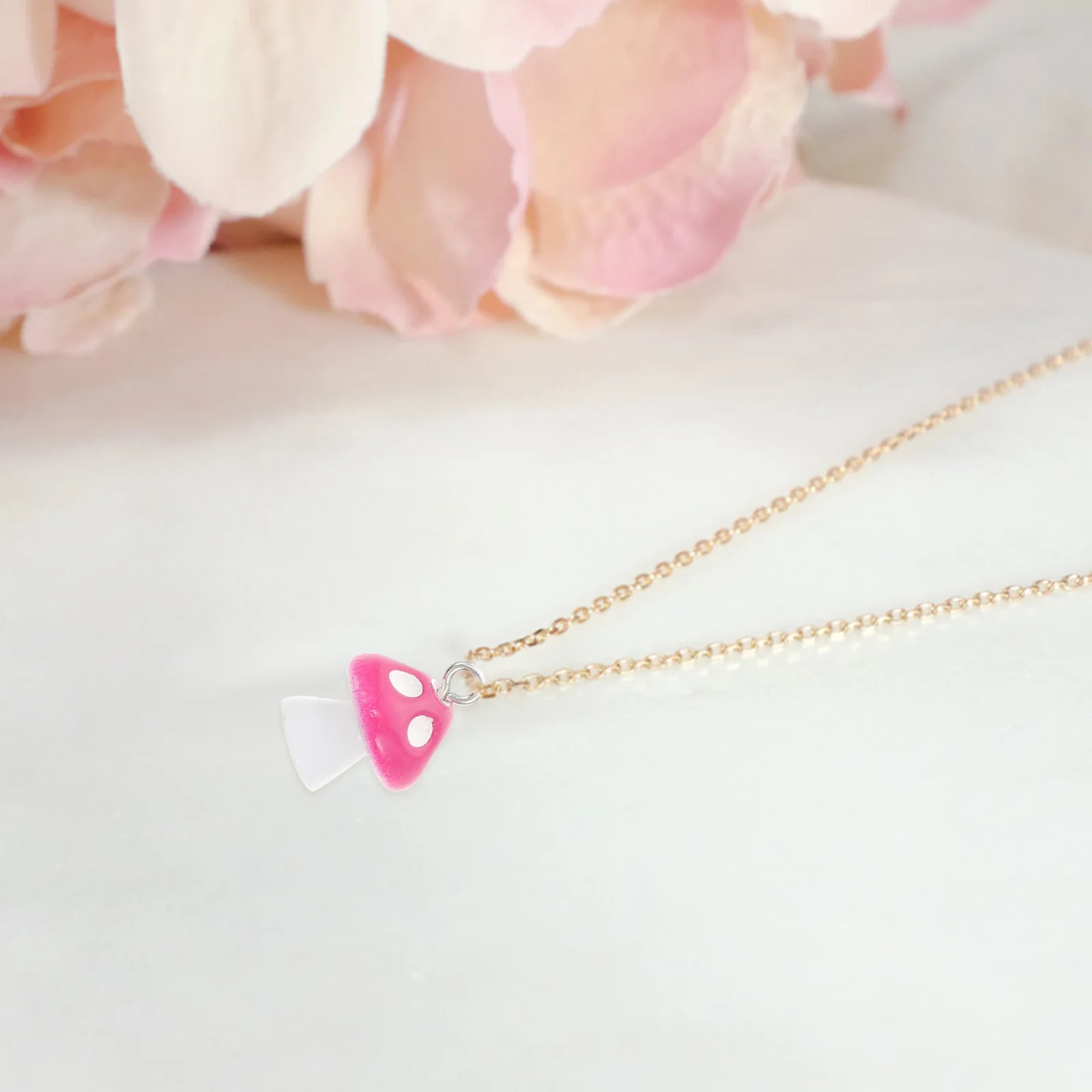 

30Pcs Durable Resin Mushroom Pendants 12mm DIY Jewelry Making Charms for Necklaces Bracelets Earrings Gift Accessories