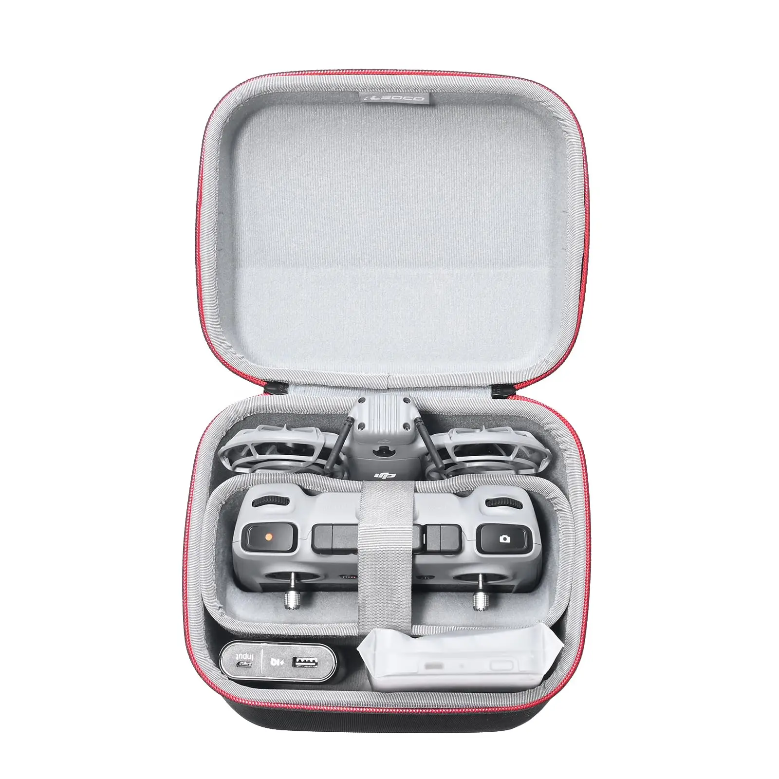 Portable Case for DJI Neo 2 Fly More Combo, Hard Carry Bag Fit for Neo 2 Accessories: Controller,3 Batteries, Charge Hub so on