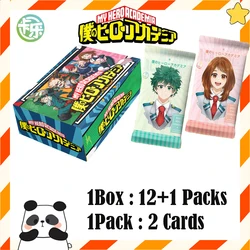 Cardjoy My Hero Academia Card Hobby Anime giapponese carta da collezione Doujin Booster Kid Toy scatola regalo di compleanno